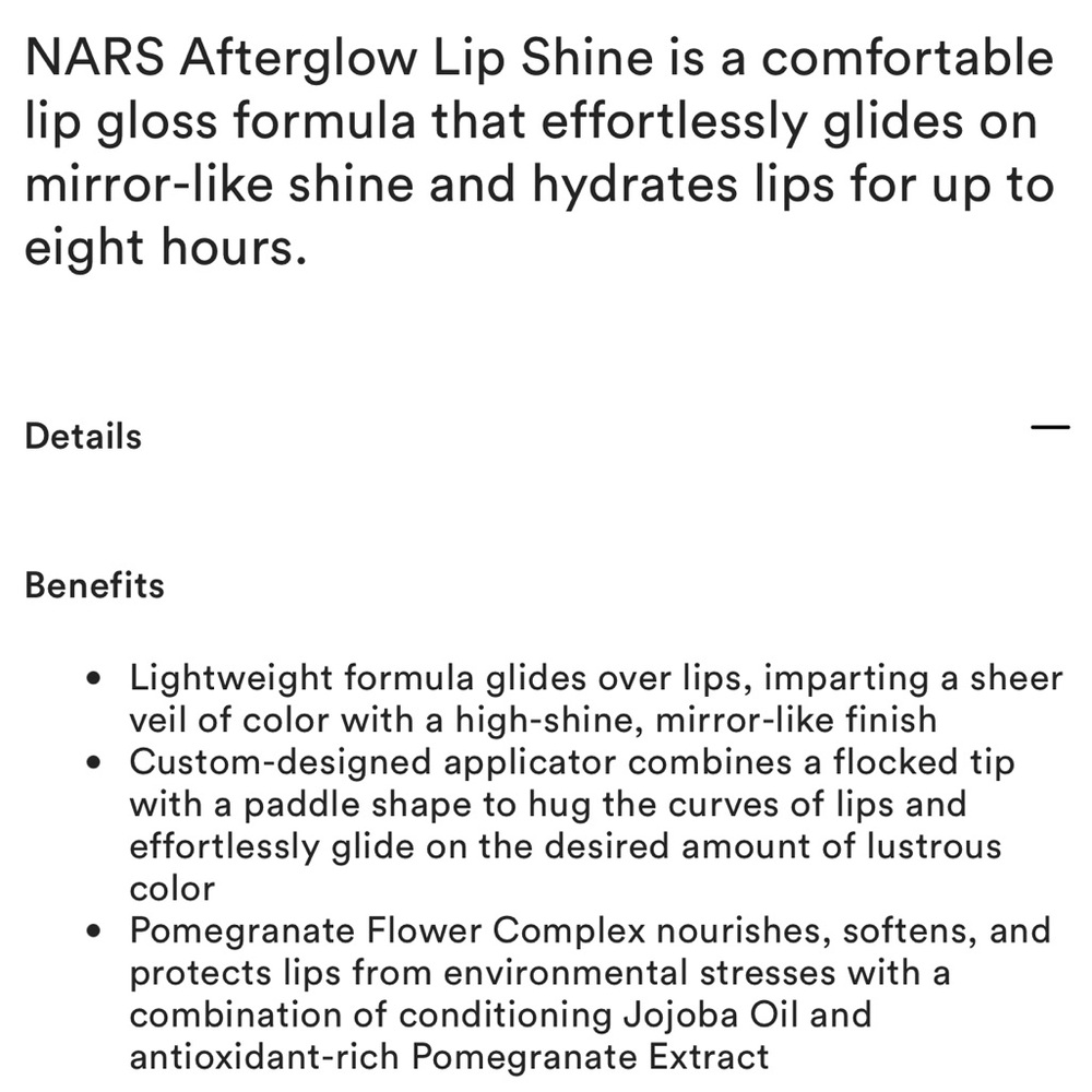 NARS ‘What If’ Afterglow Lip Shine Gloss - Picture 11 of 13